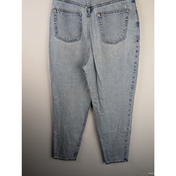 Gap Mom wmns Jeans Sz 12  reverse fit lite wash 90"sY2KMeas W30"H 43"R13"GUC - Picture 7 of 9